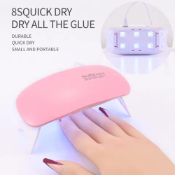 Mini lámpara de uñas USB LED UV de 6W