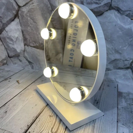 Espejo de Hollywood con 5 luces  led, espejo