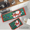 Set De Alfombra De Cocina navideña