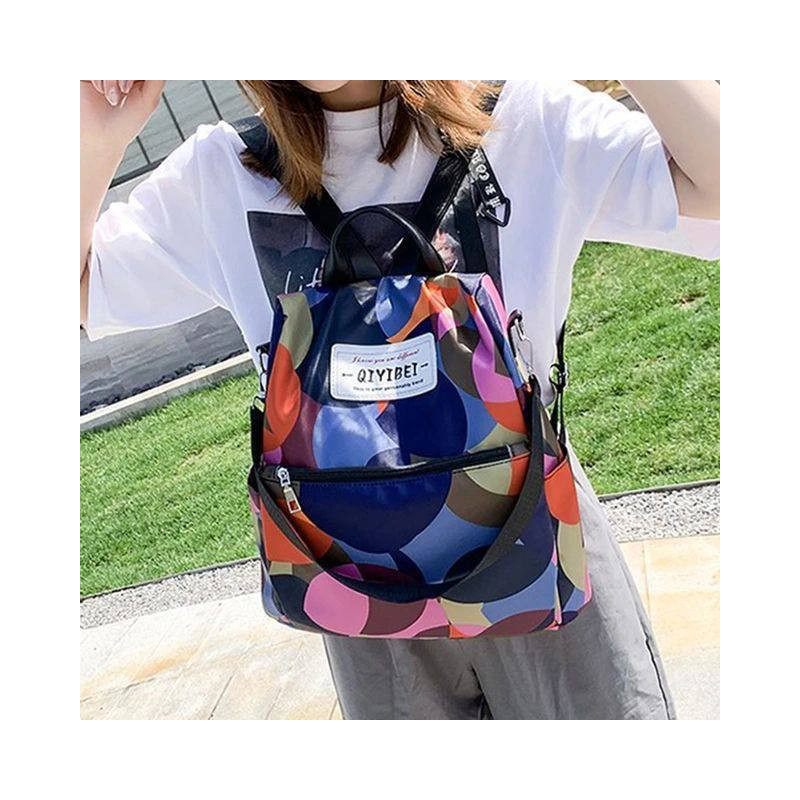 Bolso Mochila Anti Robo Multicolor para mujer Bolso Mochila Anti Robo Multicolor para mujer