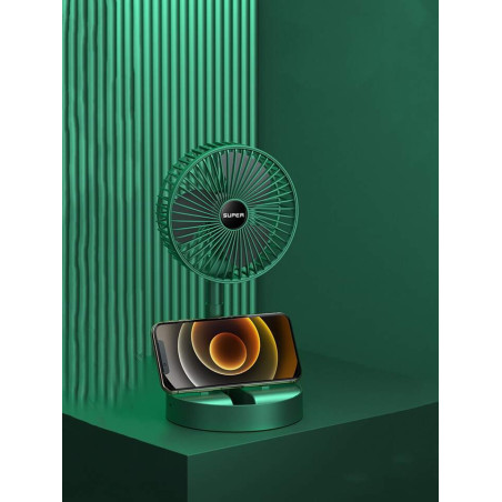 Mini ventilador plegable con soporte de Pedesta