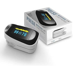 Oxímetro de pulso para dedo, saturación de oxígeno en sangre, Monitor de ritmo cardíaco