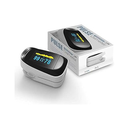 Oxímetro de pulso para dedo, saturación de oxígeno en sangre, Monitor de ritmo cardíaco