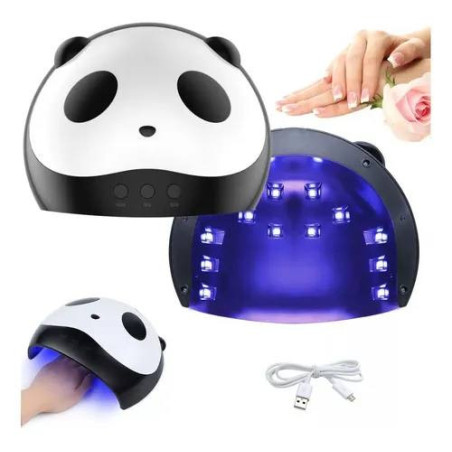 Cabina Led Secador De Uñas Panda 3 En 1 Led/uv 36 W Color Blanco
