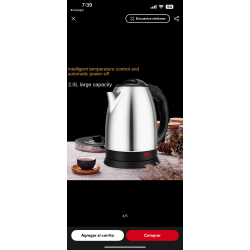 Hervidor eléctrico capacidad 2 litros